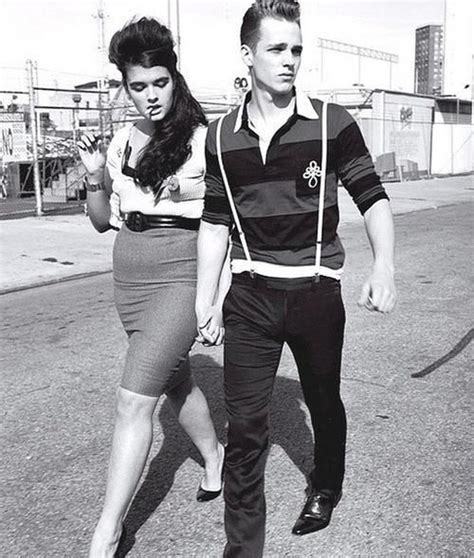 Greaser Couple The 50s And 60s Pinterest Greaser Rockabilly And