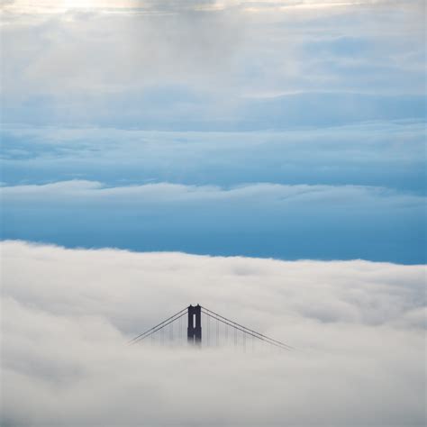 Aerial View Of Bridge Under Clouds 8k Ipad Pro Wallpapers Free Download