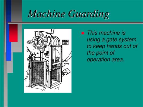 Ppt Machine Guarding Powerpoint Presentation Free Download Id5758141