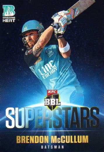 201516 Ca And Bbl Cricket Superstars Ss 06 Brendon Mccullum Heat