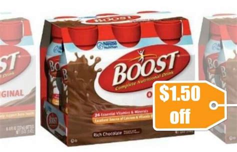 New 1501 Boost Nutritional Drink Coupon Deals At Walgreens