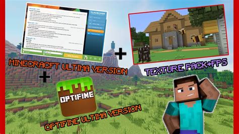 Descarga Minecraft Ultima Version ´ Texture Pack Fps Optifine