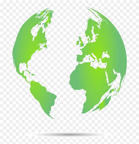 Green Globe Transparent Background Transparent Globe Black And White