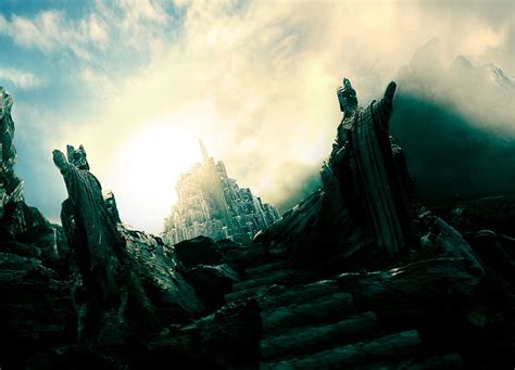 1366x768px Free Download Hd Wallpaper The Lord Of The Rings City