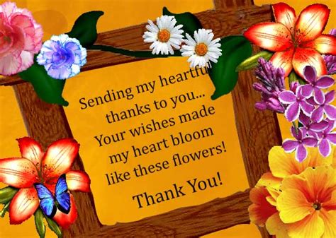 Floral Thank You Free Birthday Thank You Ecards Greeting