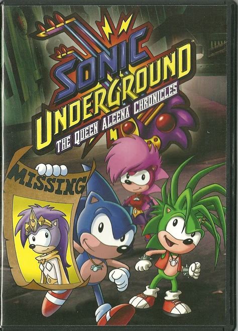 Sonic Underground Dvd The Queen Aleena Chronicles In 2020 Sonic