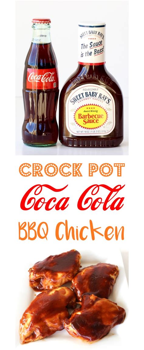 Crockpot Bbq Coca Cola Chicken Recipe 3 Ingredients The Frugal Girls