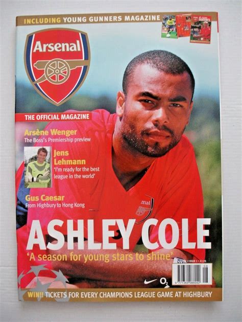 The Official Arsenal Magazine Vol Issue Ebay