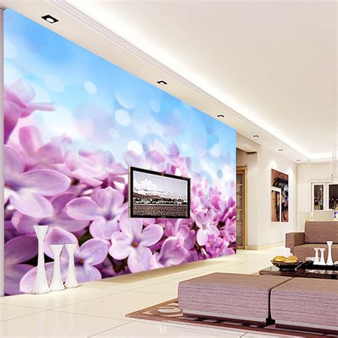 Beibehang Wallpaper Murals 3d Stereoscopic Television Wall Painting