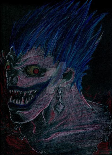 Ryuk By Evalawliet On Deviantart Deviantart Shinigami Art