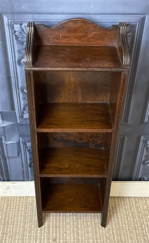 Oak Slimline Bookcase Antiques Atlas