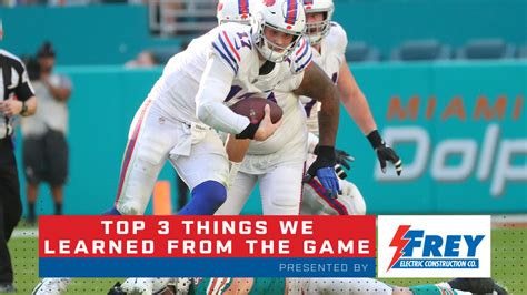 Top 3 Things We Learned From Bills Dolphins