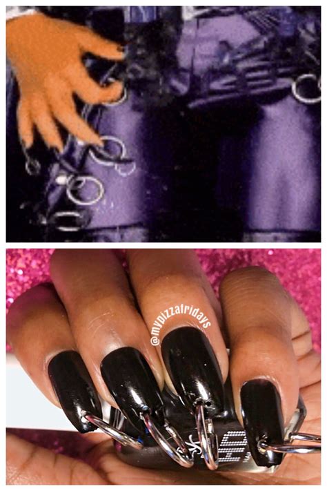 Janet Jackson Inspired Nails Nails Nail Art Diy Diy Nails