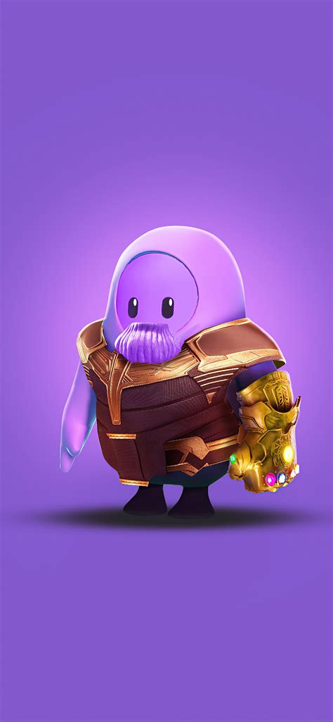 1242x2688 Thanos Fall Guys Iphone Xs Max Hd 4k Wallpapers Images