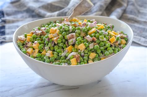 Easy Pea Salad Your Homebased Mom
