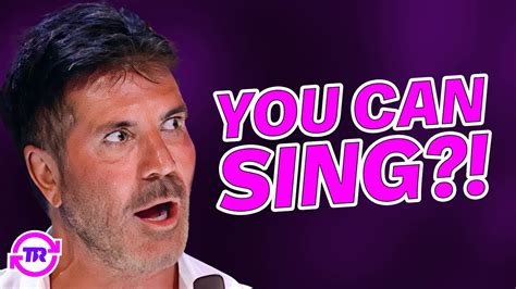 best second song auditions that shocked simon cowell youtube