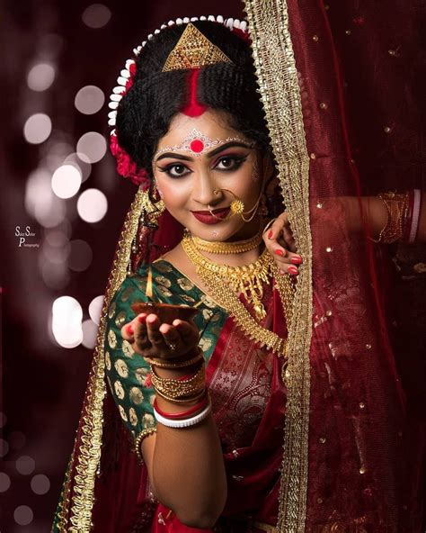 Pin By Suvra Roy On Wedding Photography Bengali Bridal Makeup Indian Wedding Photography