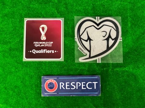 Official PLAYER ISSUE FIFA World Cup QATAR 2022 EUROPEAN Qualifiers PATCHES