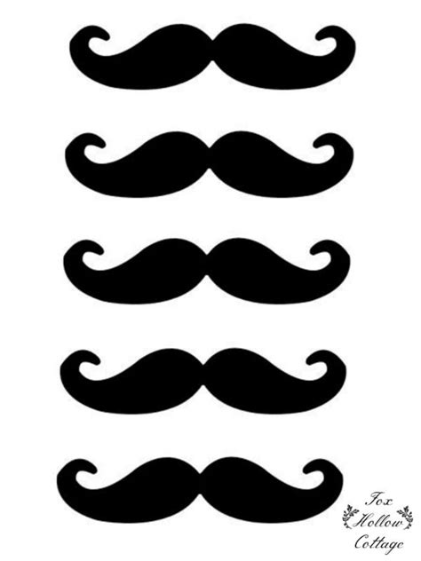 Photo Booth Free Printable Template Mustache Lips
