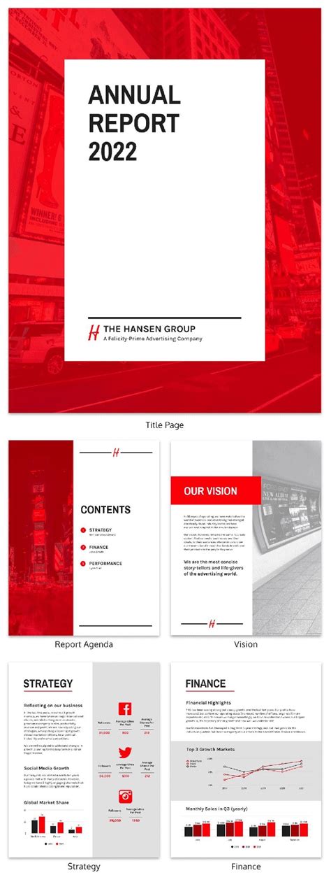 Annual Report Design Samples