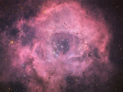 Ngc 2237 The Rosette Or Skull Nebula Rastrophotography