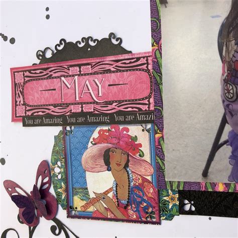 12 X 12 Scrapbook Page Using Graphic 45 Fashion Forward By Jen Taylor