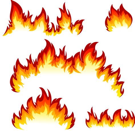 Clipart Flames Cool Fire Drawing Of Fire Flames Png Download Full