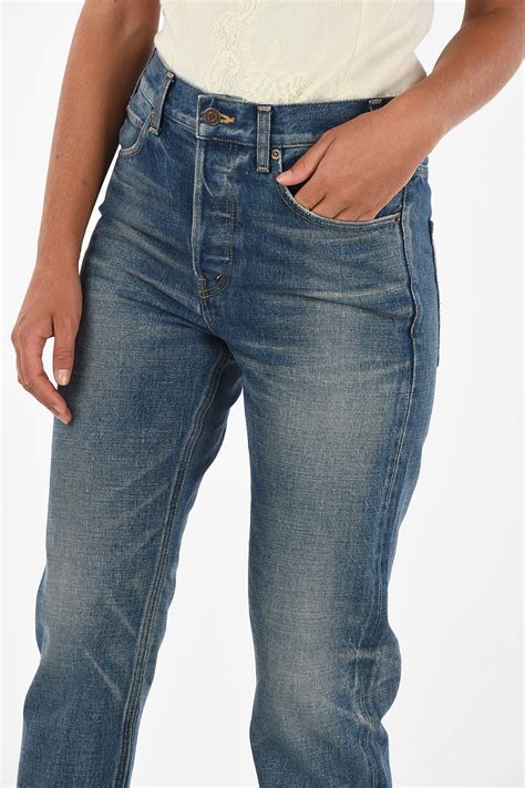 Celine Stone Washed Straight Fit Jeans Women Glamood Outlet