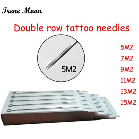 50pcs Assorted Sterilized Tattoo Needles M2 Stack Magnum Professional