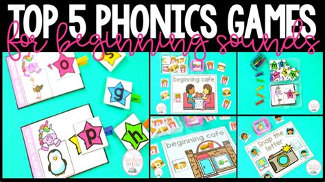 One is soft like in the word think. Top 5 Phonics Games for Beginning Sounds · Kayse Morris