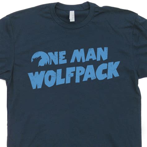 One Man Wolfpack T Shirt The Hangover T Shirt Zach Galifianakis Shirt