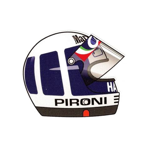 Alain Prost Right Helmet Laminated Decal Cafe Racer Bretagne