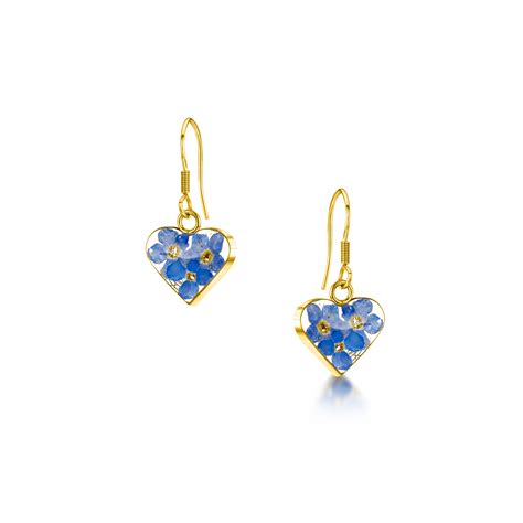 Check spelling or type a new query. Forget-Me-Not Gold Plated Heart Earrings - Grass Seed ...