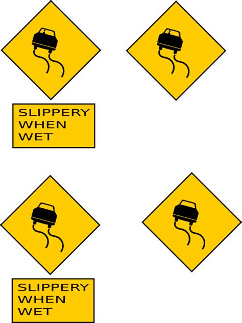 Slippery When Wet Signs By Thesuperartworks On Deviantart