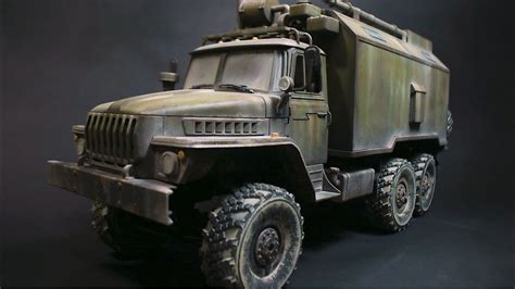 Rc Wpl B Ural Military Truck Paint Weathering Youtube