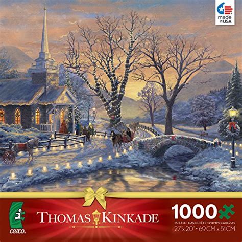 Thomas Kinkade Christmas Puzzles