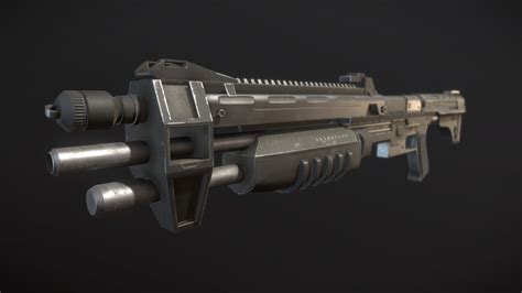 M45 Tactical Shotgun Halo Buy Royalty Free 3d Model By Eduardoikeda