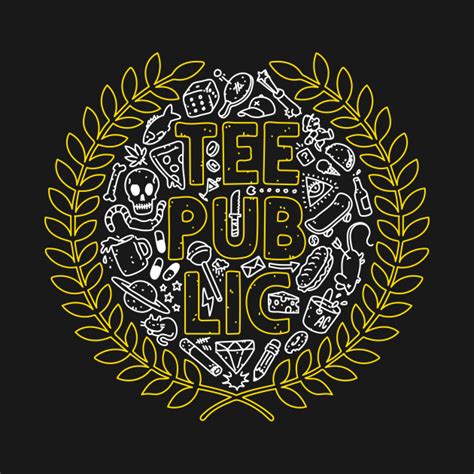 The Official Teepublic Logo Teepublic T Shirt Teepublic