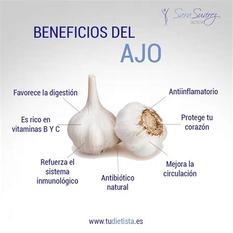 Beneficios Del Ajo TU DIETISTA Dietistas Y Nutricionistas En España