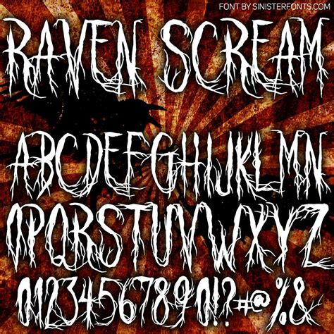 Pin By Олег КОКОН On A Horror Fonts And Others Creepy Font