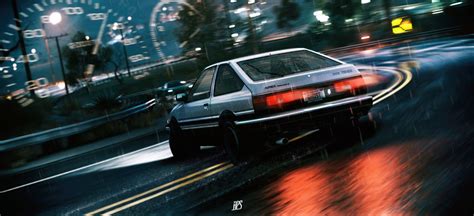 Anime Drifting Cars Wallpapers Wallpaper Cave