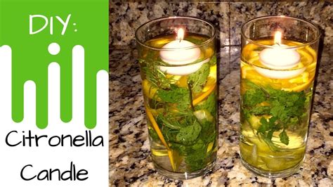 Essential Oils Diy Citronella Floating Candle Youtube