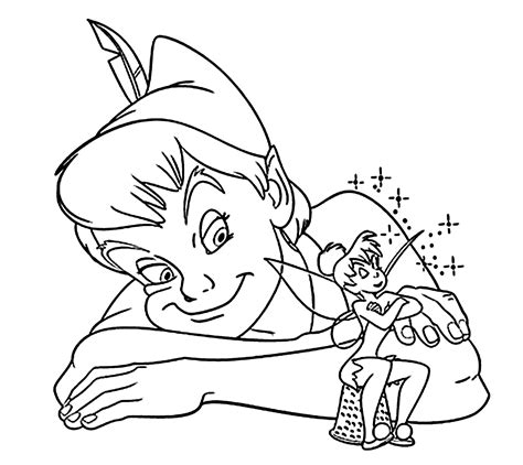 Peter Pan Free Coloring Pages
