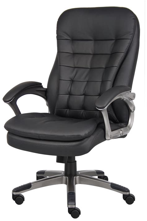 Boss High Back Executive Chair With Pewter Finished Basearms Pnp Office Furniture