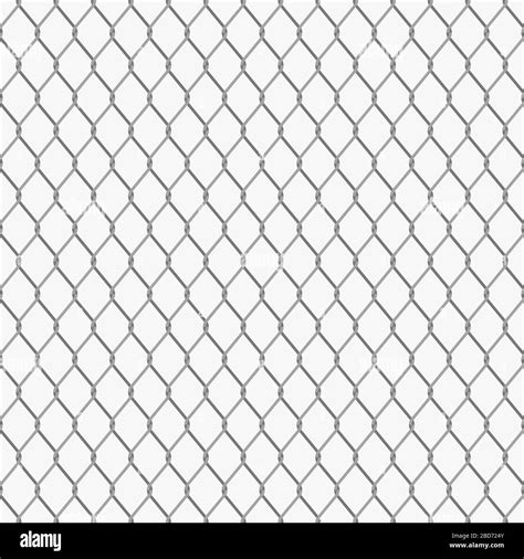 Chain Link Fence Seamless Pattern Stock Vector Image And Art Alamy