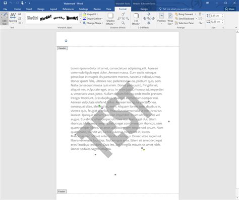 How To Insert A Watermark In Word Ionos