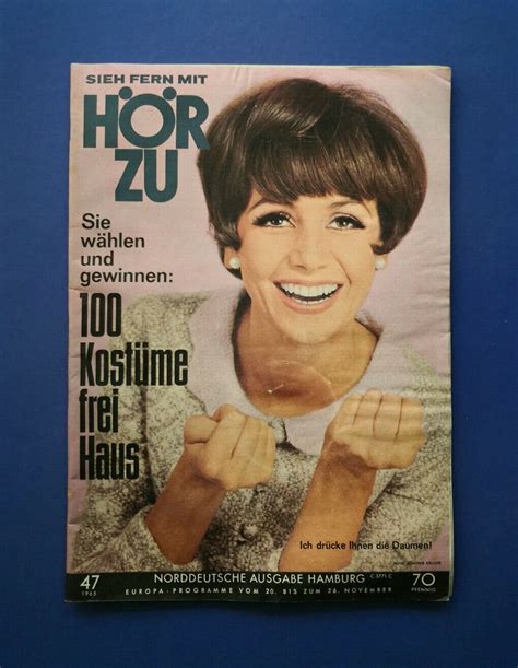 HÖrzu Nr 47 1965 Margitta Scherr Karin Von Faber Die Beatles