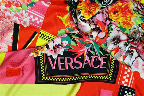 Versace Authentic Made In Italy Pure Silk Jacquard Fabric Centimeters