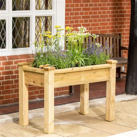 Superior Wooden Raised Bed Tables Raised Beds At Harrod Horticultural