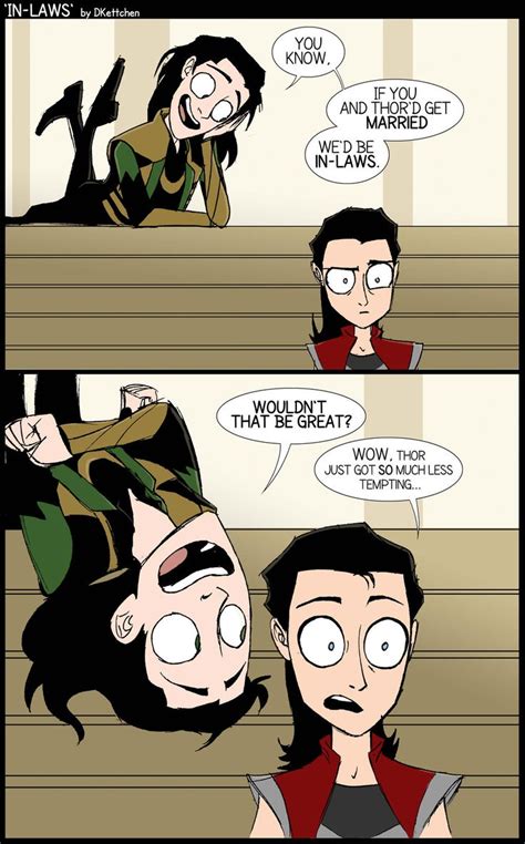 In Laws By Dkettchen On Deviantart Marvel Jokes Marvel Superheroes Loki Marvel